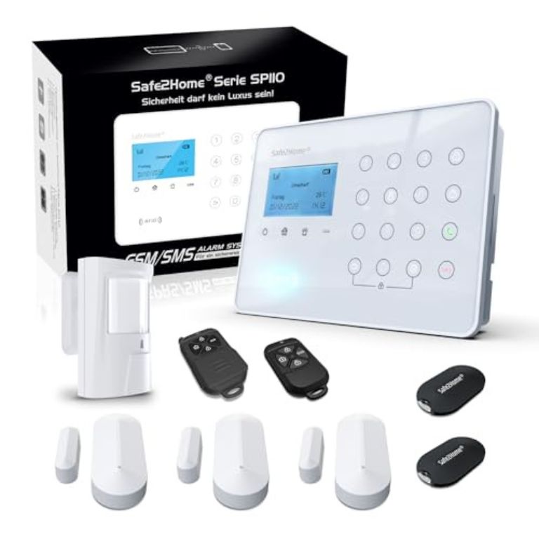 Wireless Alarm Kit with Tamper Protection - German - GSM Alarm System with SMS Alert
